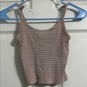 American Eagle By Payless Pink Sleeveless Crop Camisole